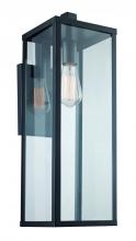 Trans Globe 40752 BK - 1LT WALL LANTERN-DOWN-LG-BK